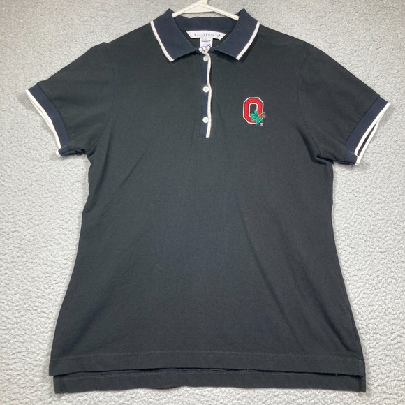 Belle Pointe Other - Ohio State University Buckeyes Polo Shirt Womens Small Black Short‎ Sleeve